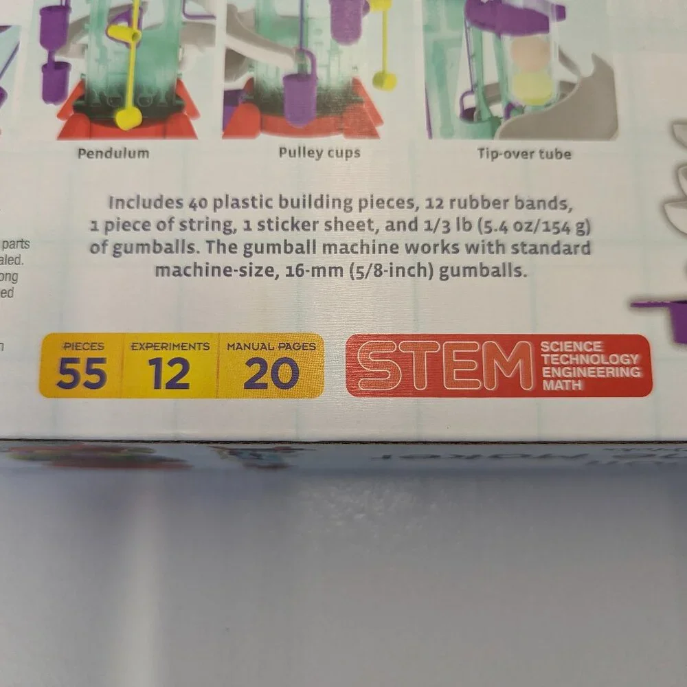 NIB Thames & Kosmos Gumball Machine Maker Super Stunts & Tricks Science Stem Toy